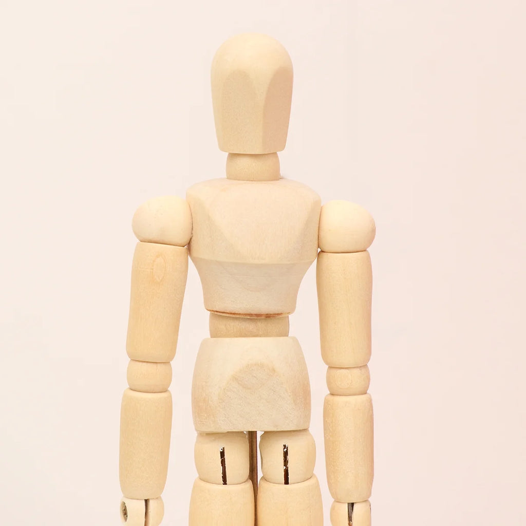 Wooden 3D Movable Joint Puppet Doll (5.5 Inches) U904422