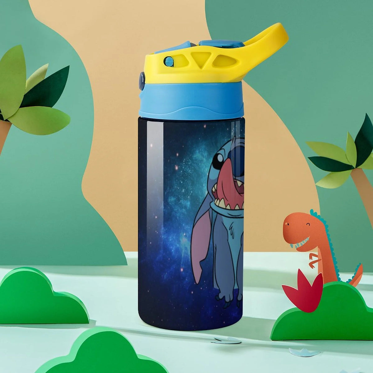 Stainless Steel Vacuum Insulated Water Bottle with Straw W685709
