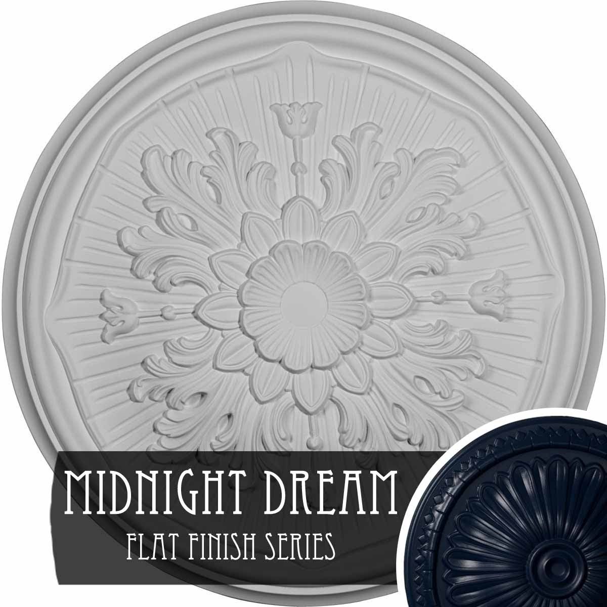 15 3/4x22OD x 5/8x22P Ceiling Medallion, Hand-Painted X56970