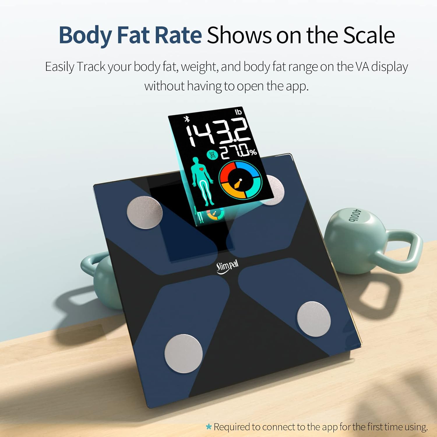 Smart Scale with Body Measuring Tape B16378