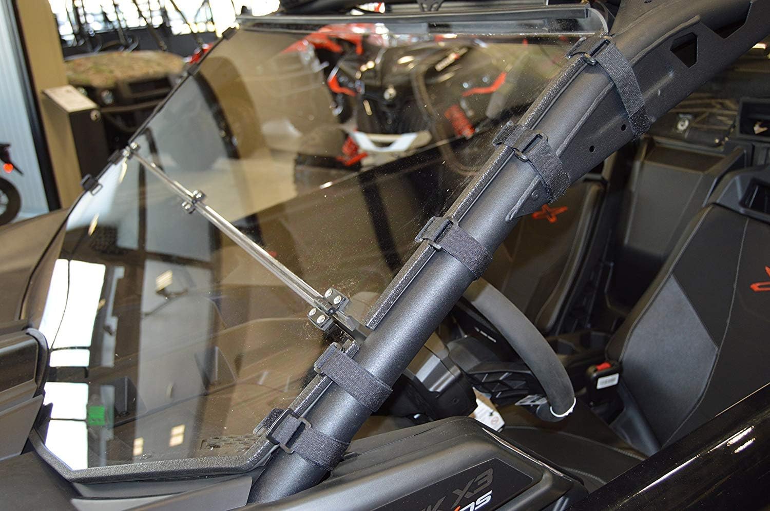 Full Folding Scratch Resistant SxS UTV Windshield W705286