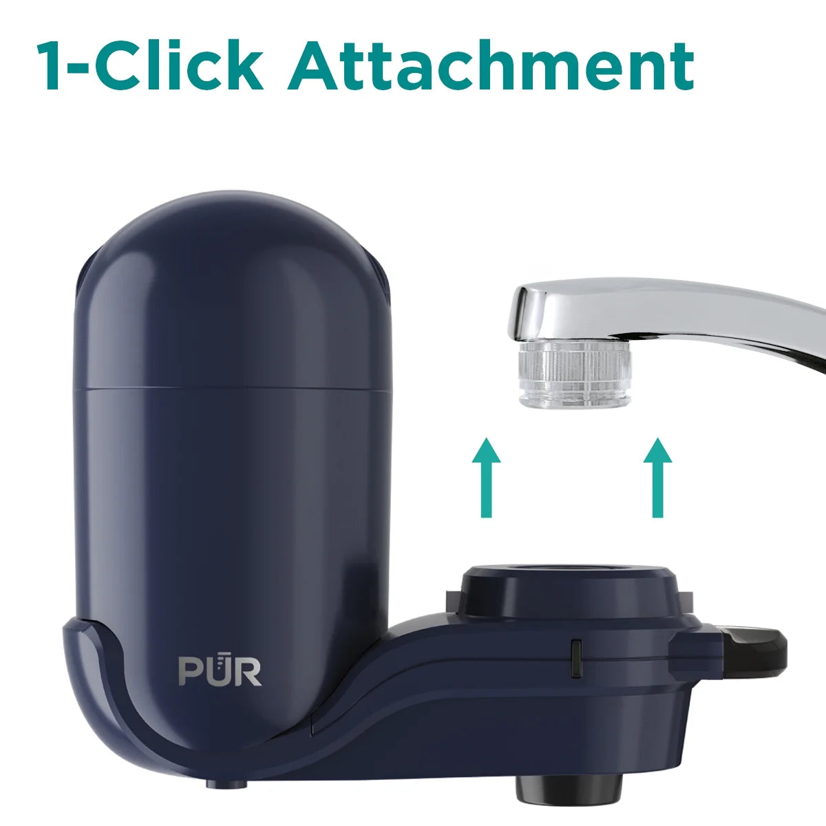 Faucet Mount Water Filtration System, Vertical, Indigo G3902