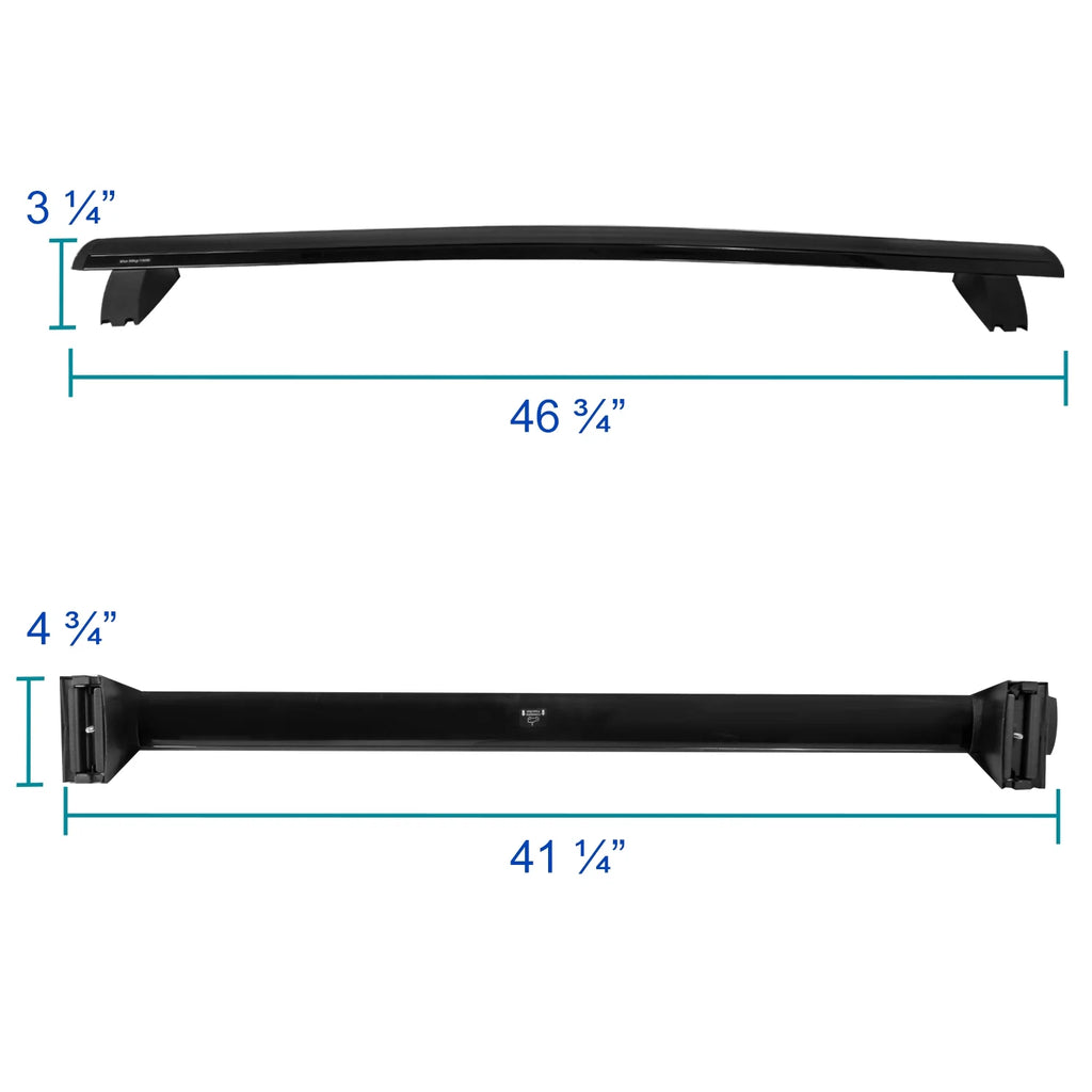 Aluminum Cross Roof Rack Black A70887