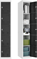 5 Door Steel Locker Storage Cabinet J148894