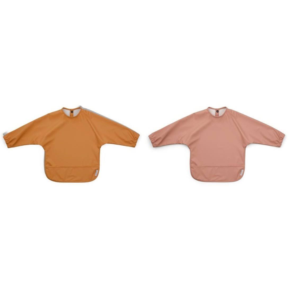 Waterproof Bib 2 Pk Dark Rose Mustard D37500