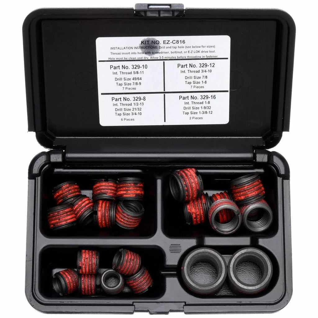 Threaded Insert Assortment Kit Carbon Steel G395090
