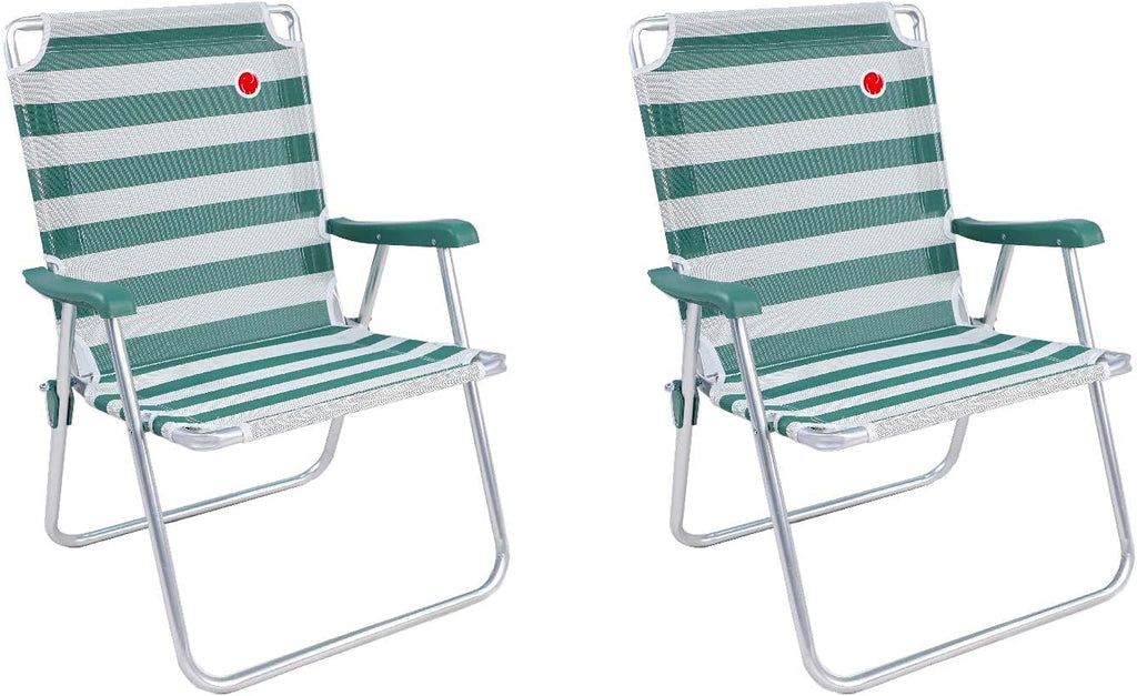 Green Folding Camp Chair (2 Pack) G422