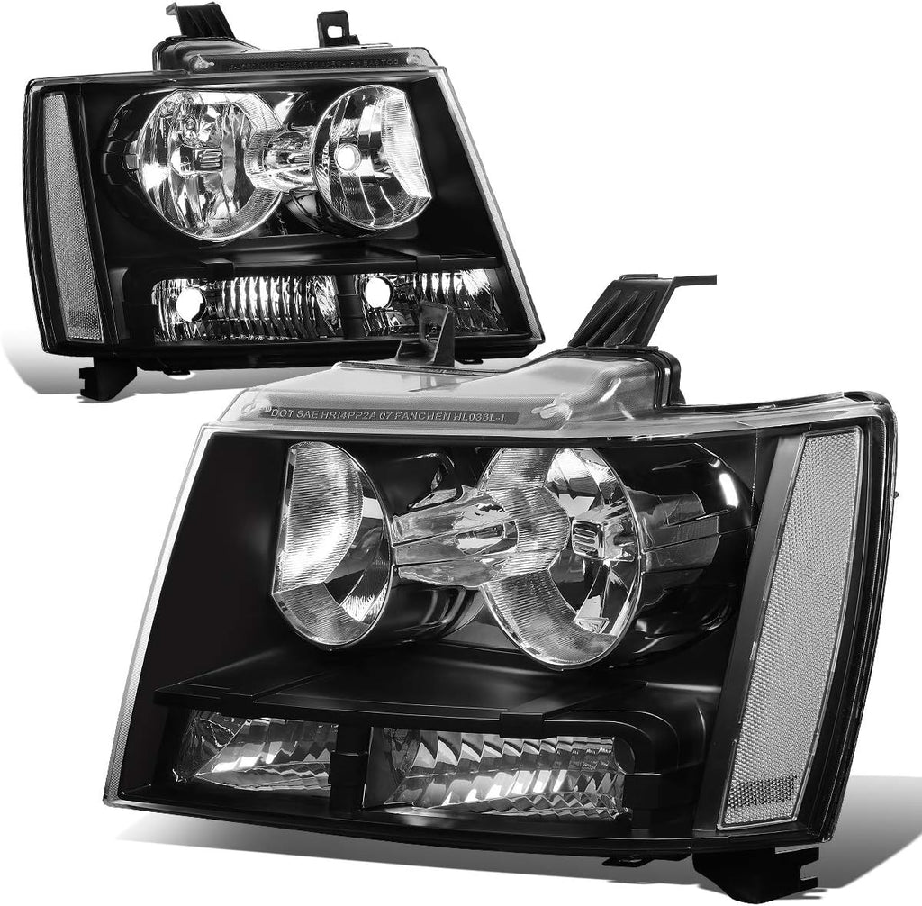 Black Housing Clear Lens Headlights Assembly R768264