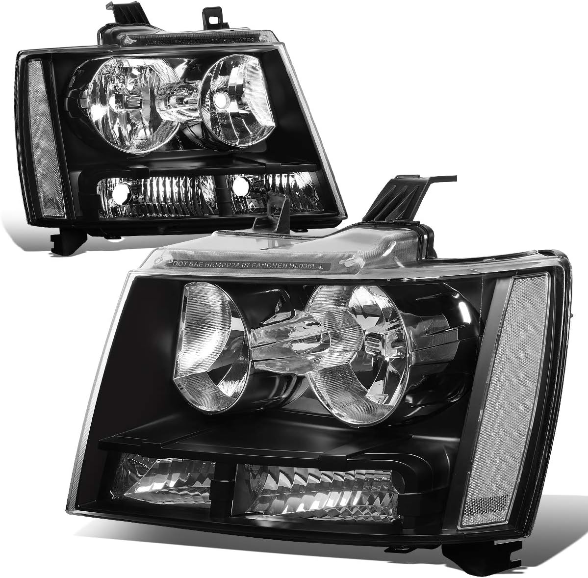 Black Housing Clear Lens Headlights Assembly R768264