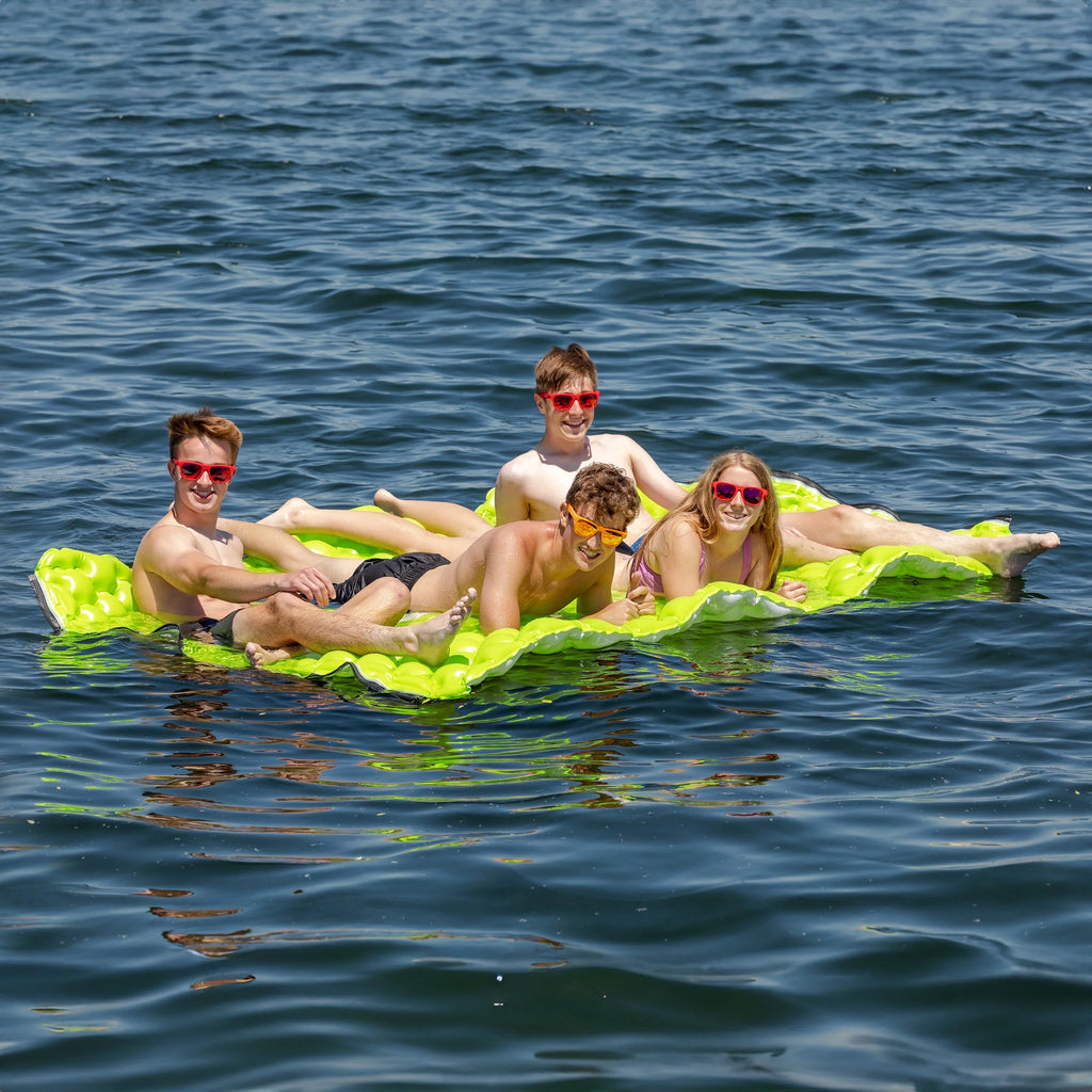 Lime Inflatable Lake Float Mat T88981