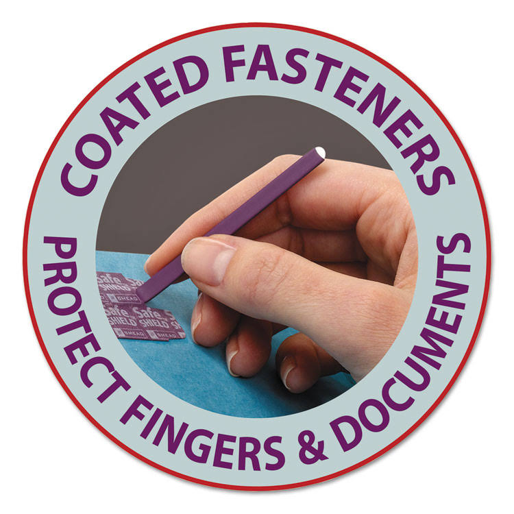 Legal Size Blue 2 Pocket Pressboard Classification Folders with Fasteners, Box of 50 Y273