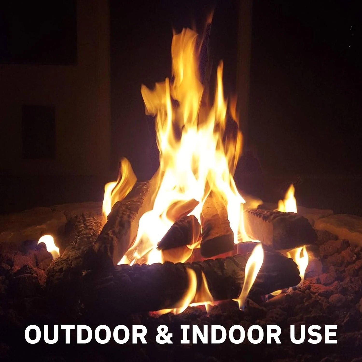 10-Piece Ceramic Fireplace Logs I997