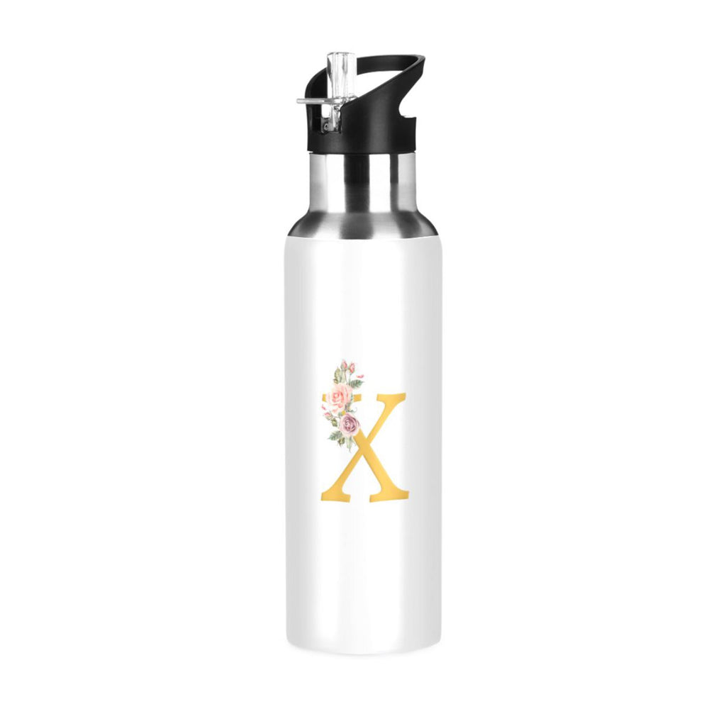 Stainless Steel Insulated Water Bottle with Straw Lid O601188