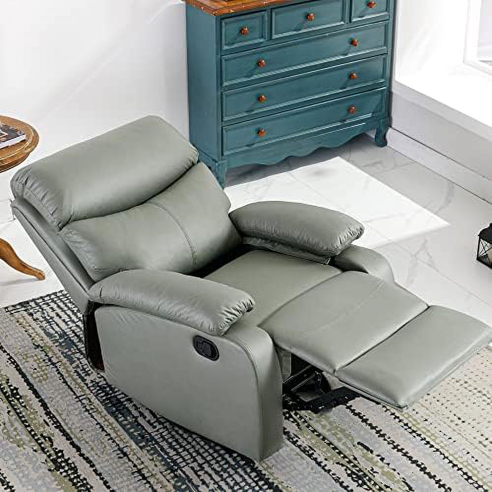 Cerulean Blue Manual Recliner Single Sofa M709029
