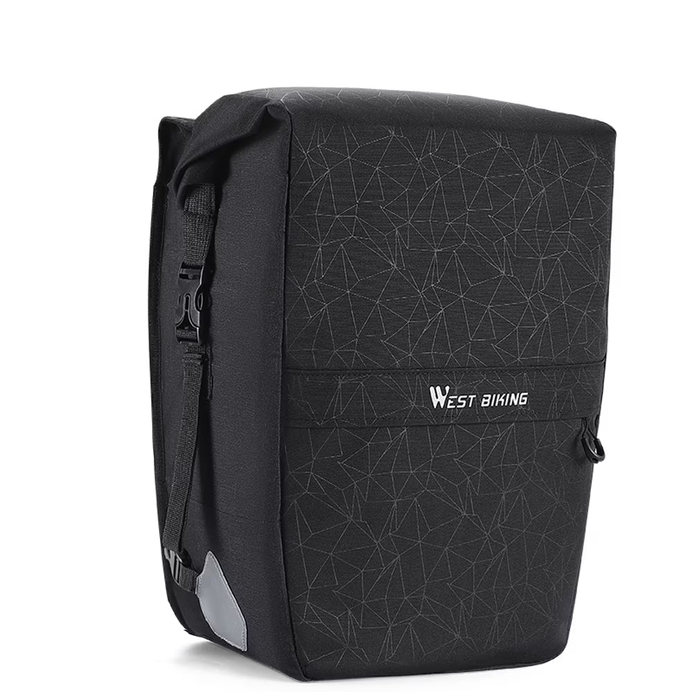 Oxford Cloth Expandable Bike Rear Seats Bag C439