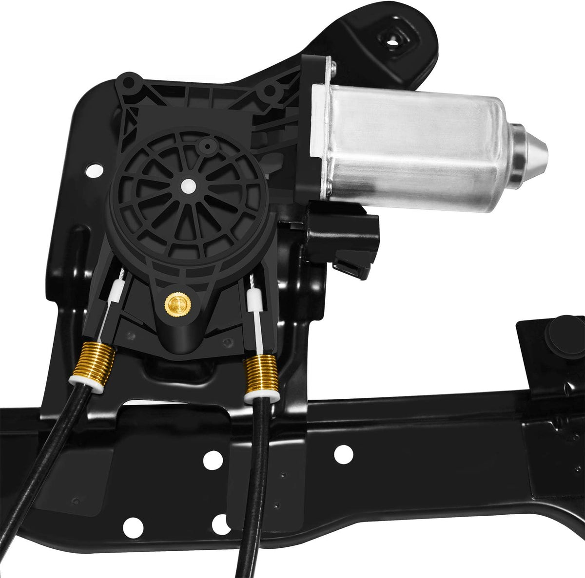 Rear Driver Side Power Window Regulator Motor Assembly Pack of 2 A348738