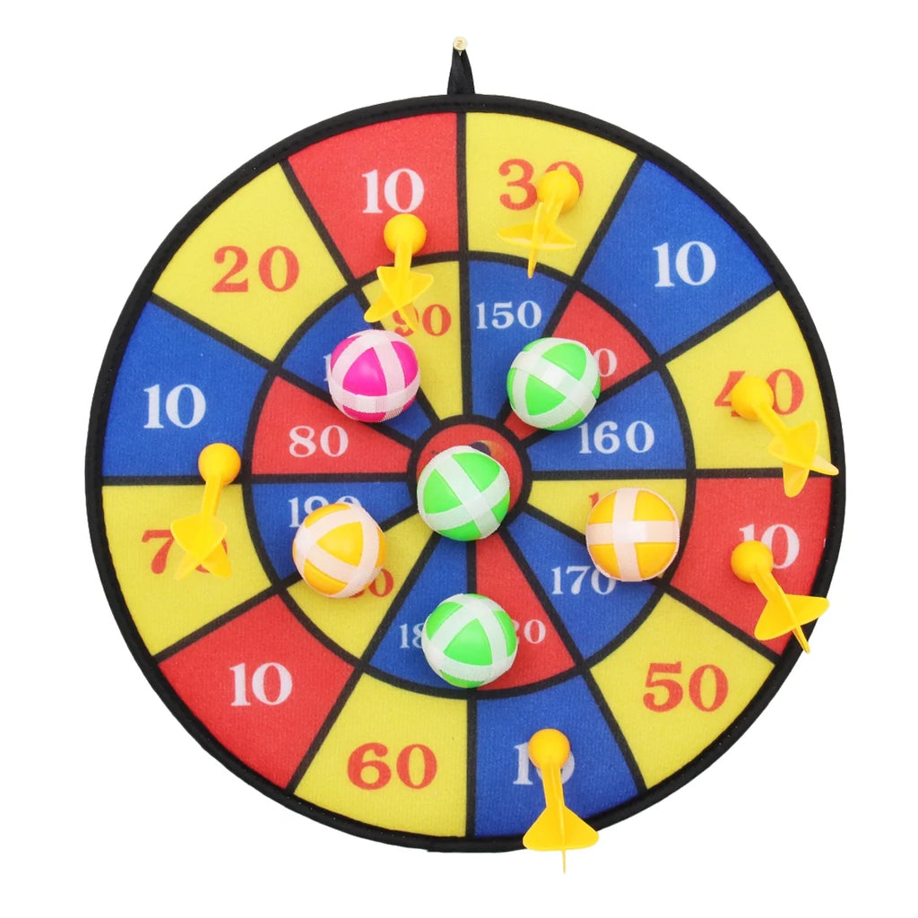 Flocking Dart Board with 4pcs Darts Dartboard Set X412198