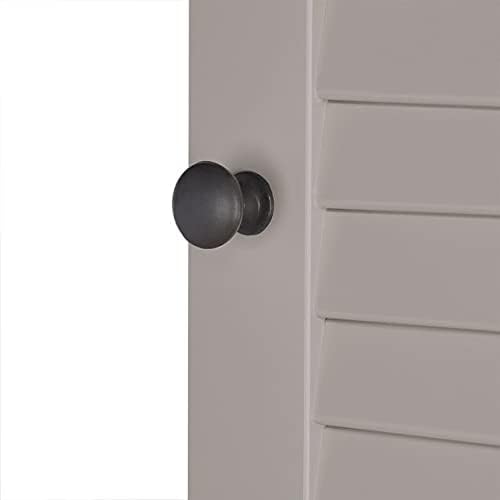 Taupe Tall Corner Cabinet T74636