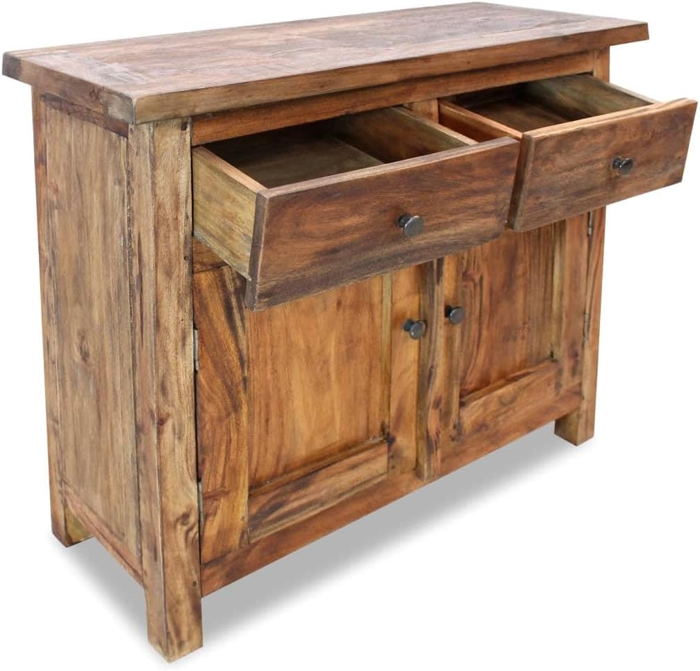 Reclaimed Solid Wood Sideboard Console Table X457734