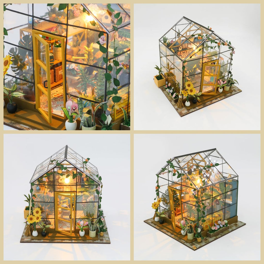Dollhouse Miniature DIY House Kit with Furniture Z6640
