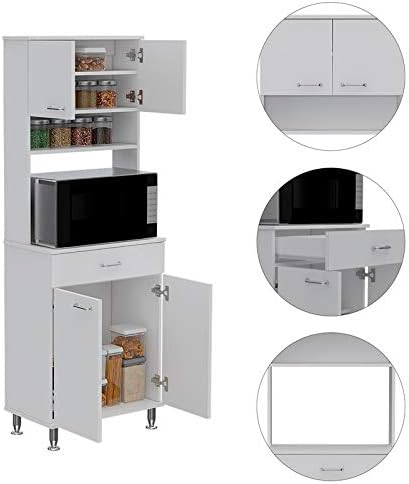 White Pantry Cabinet H6025