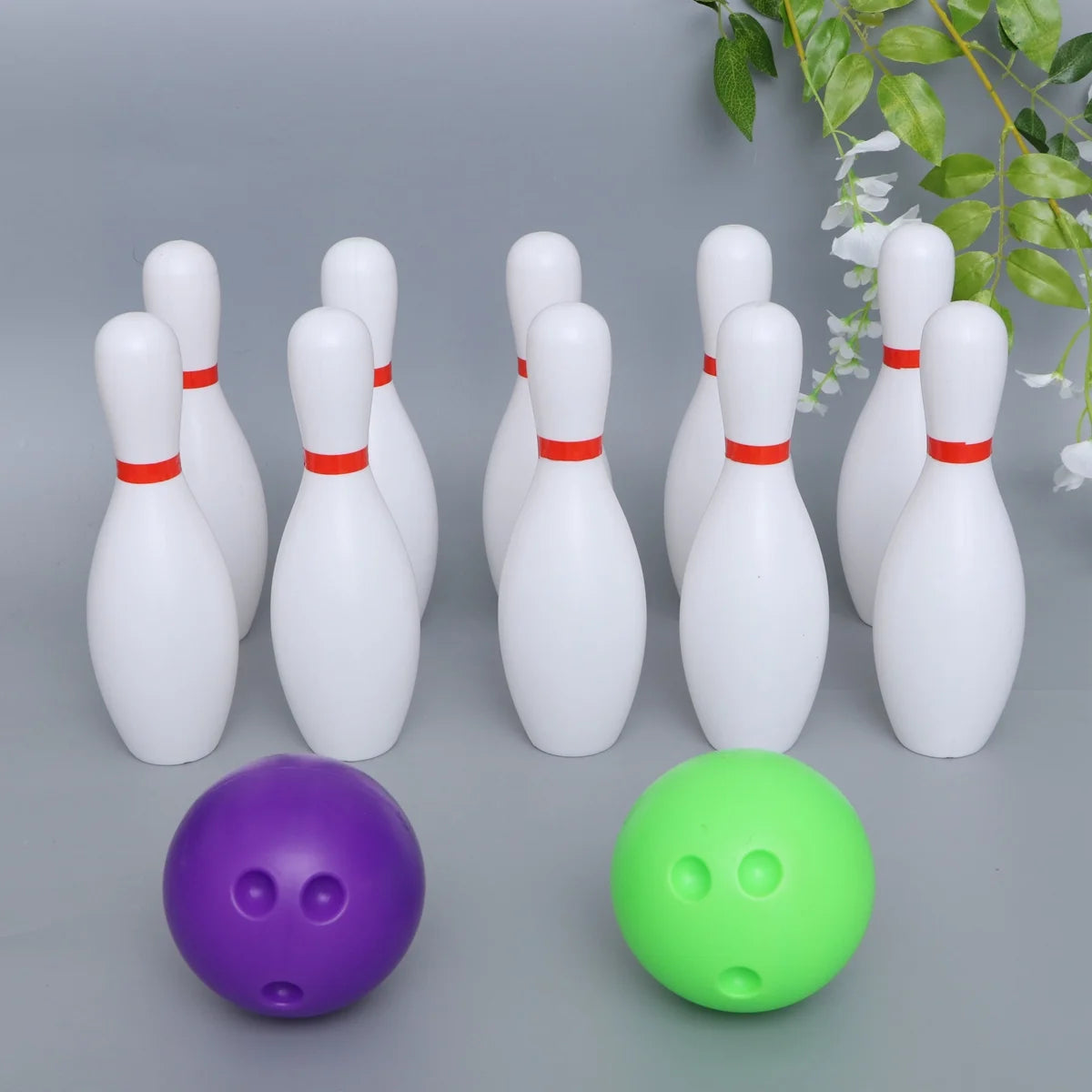 12pcs Large Size Bowling Play Set Toy for Kids N753732