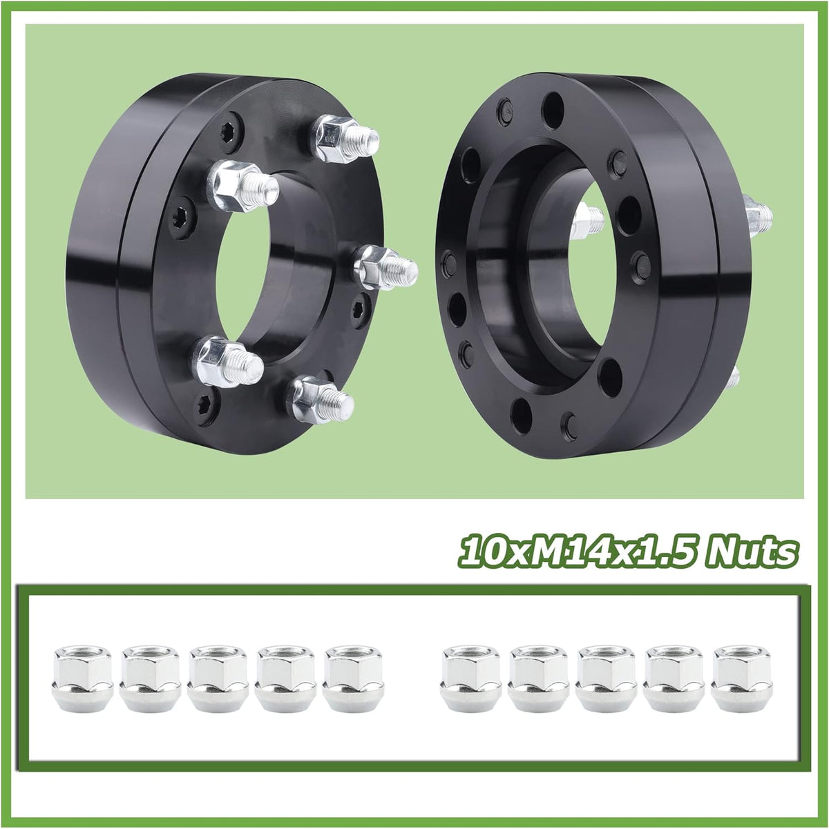 6x5.5 to 5x5 Wheel adapters, 2 inch, 108mm Hub bore N962