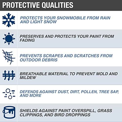 Black Snowmobile Cover V741697