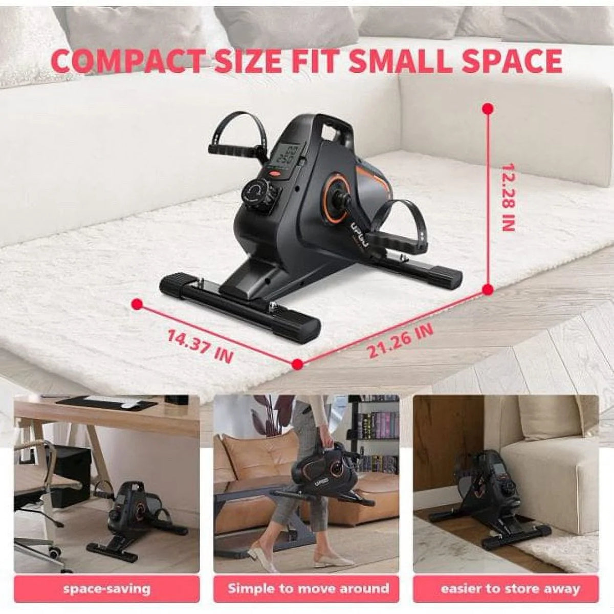 Magnetic Pedal Exerciser with 350lbs Capacity M49499