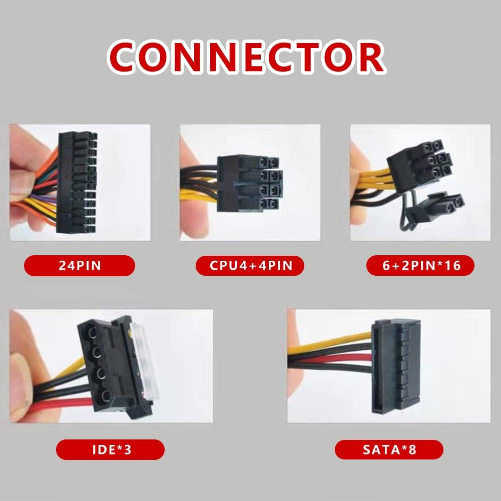 2000W ATX Power Supply for GPU Miner E8083