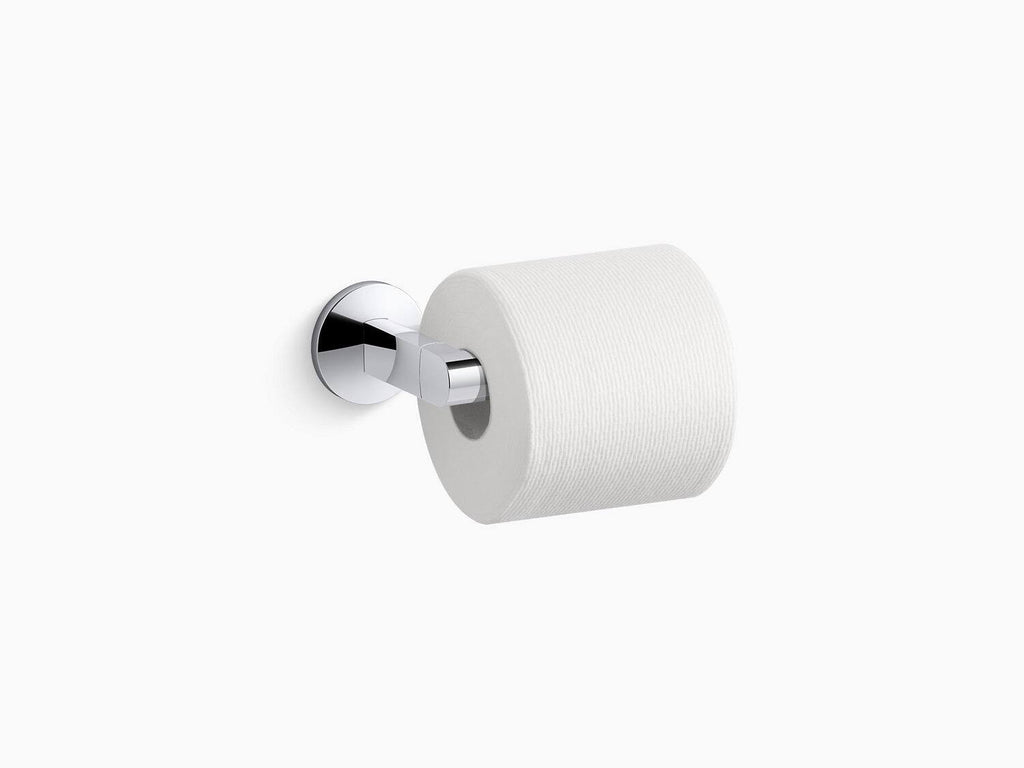 Matte Black Pivoting Toilet Paper Holder K8114