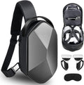 Hard Travel Case Crossbody Backpack with Grips Cover and Lens Cover H130