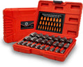 49-Piece Bolt Extractor Screw Extractor Set with Drill Bit Set and Carrying Case E72455