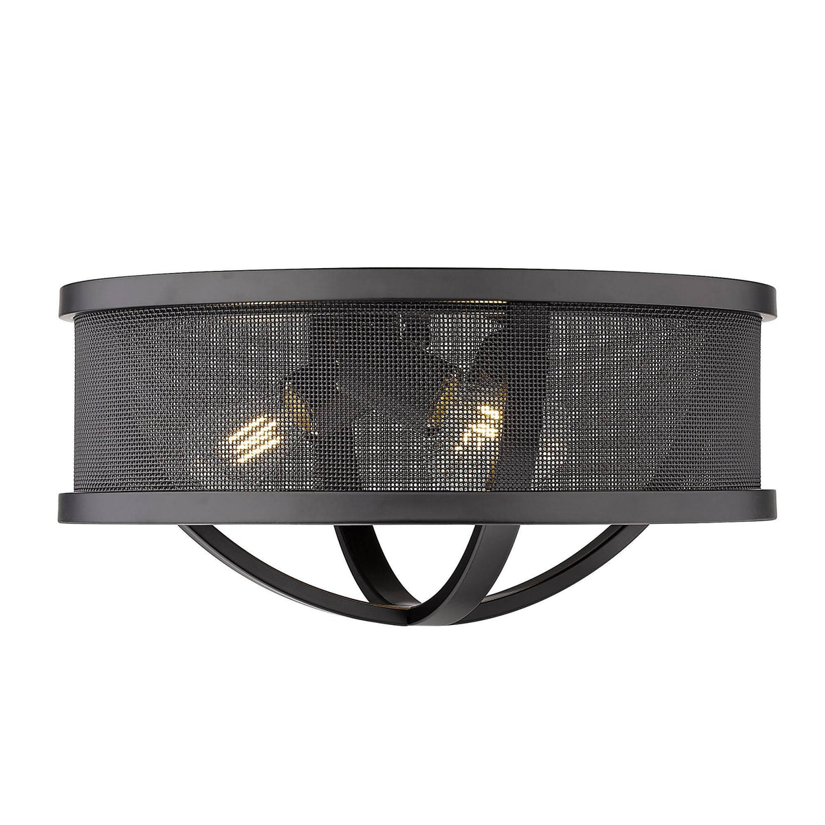 Matte Black Flush Mount with Shade L770763