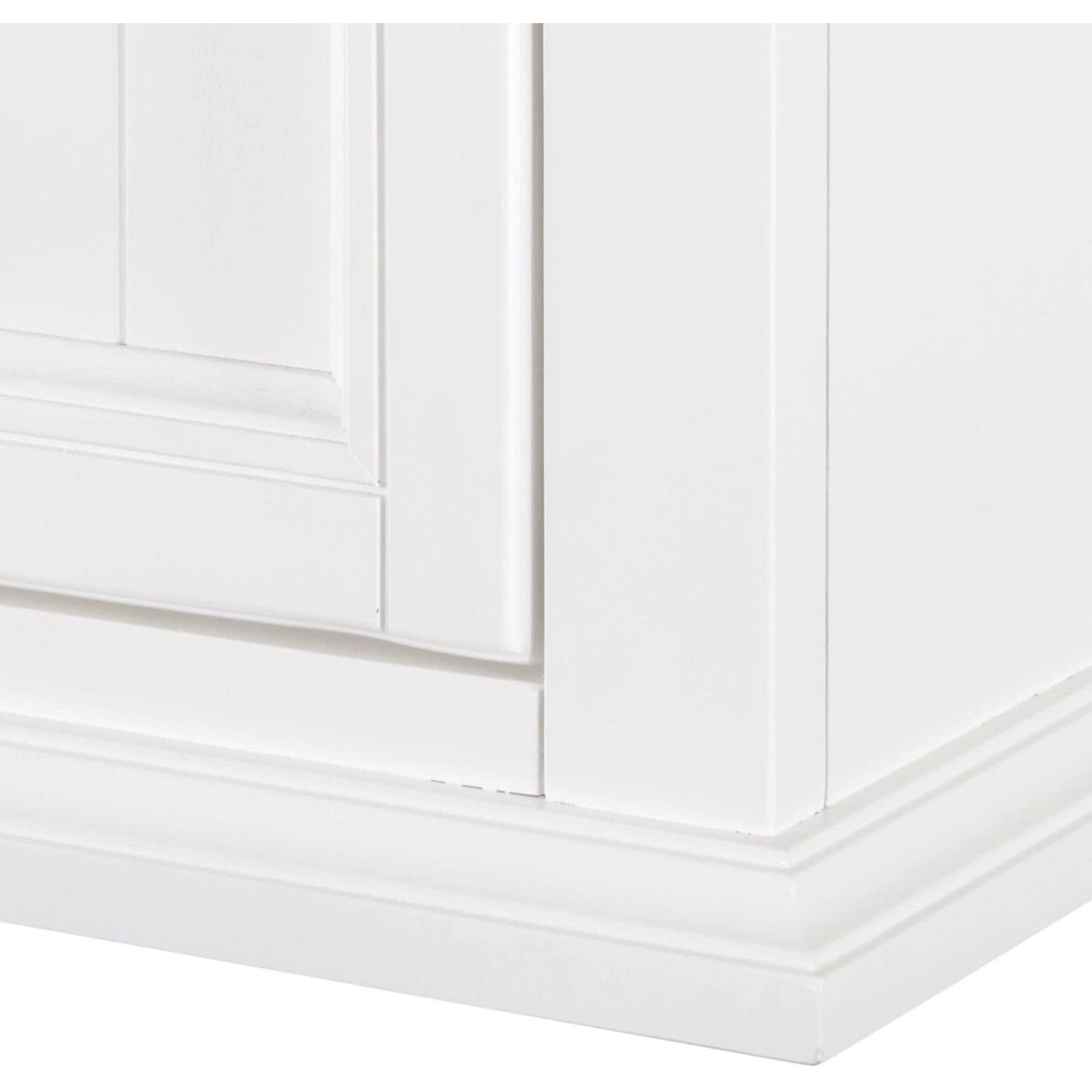 White Wood Wall Mounted Bathroom Cabinet D646968