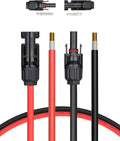 20 Feet 10AWG Solar Extension Cable with Female and Male Connector, Pack of 2 L91744