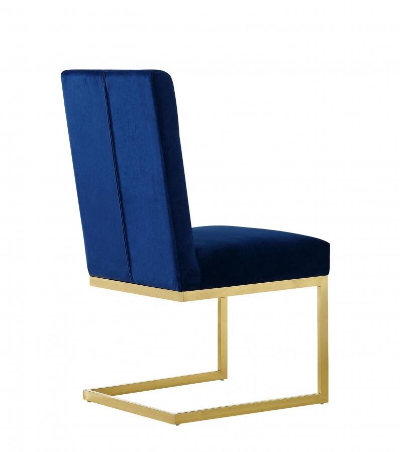 Navy Velvet Dining Chair, Set of 2 L723