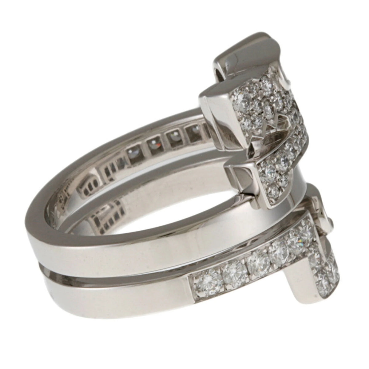 18K White Gold Diamond Ring L29636