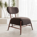 Espresso Velvet Accent Chair B43372