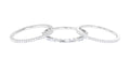 925 Sterling Silver Moissanite Ring Set R206574