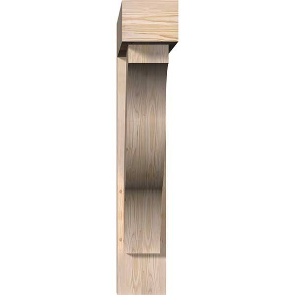 Douglas Fir Smooth Bracket with Offset Brace O9311