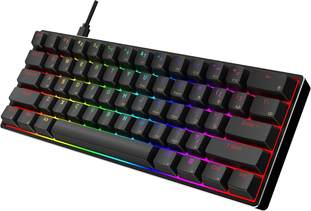 61 Keys Aluminum Case Hot Swappable Mechanical Keyboard B867