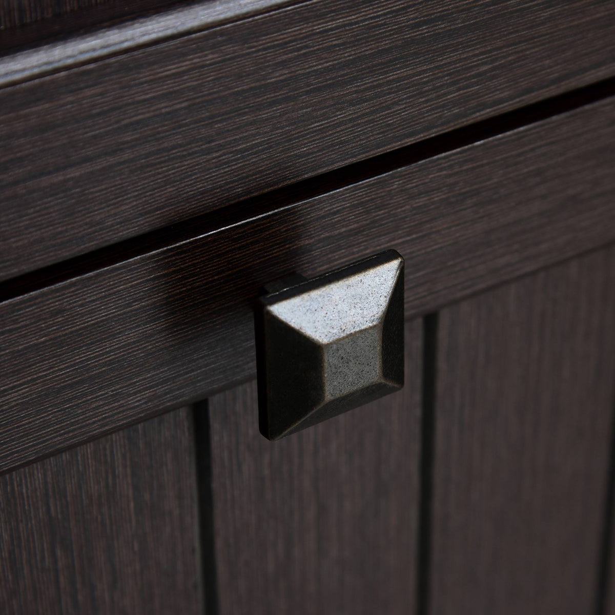 Brown Wooden 2-Drawer File Cabinet G483