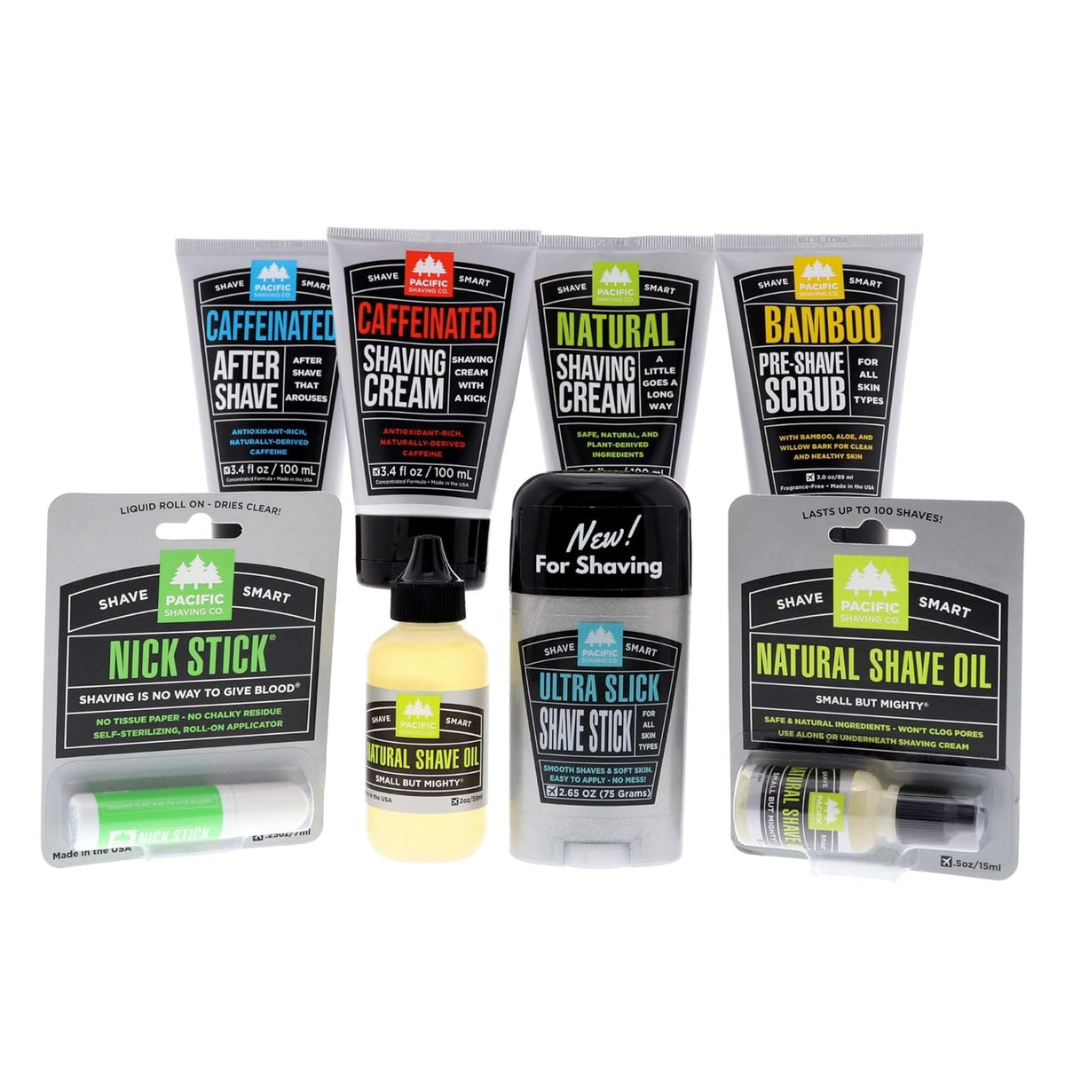 All Natural Shaving Cream, 3.4 oz (Pack of 12) F454