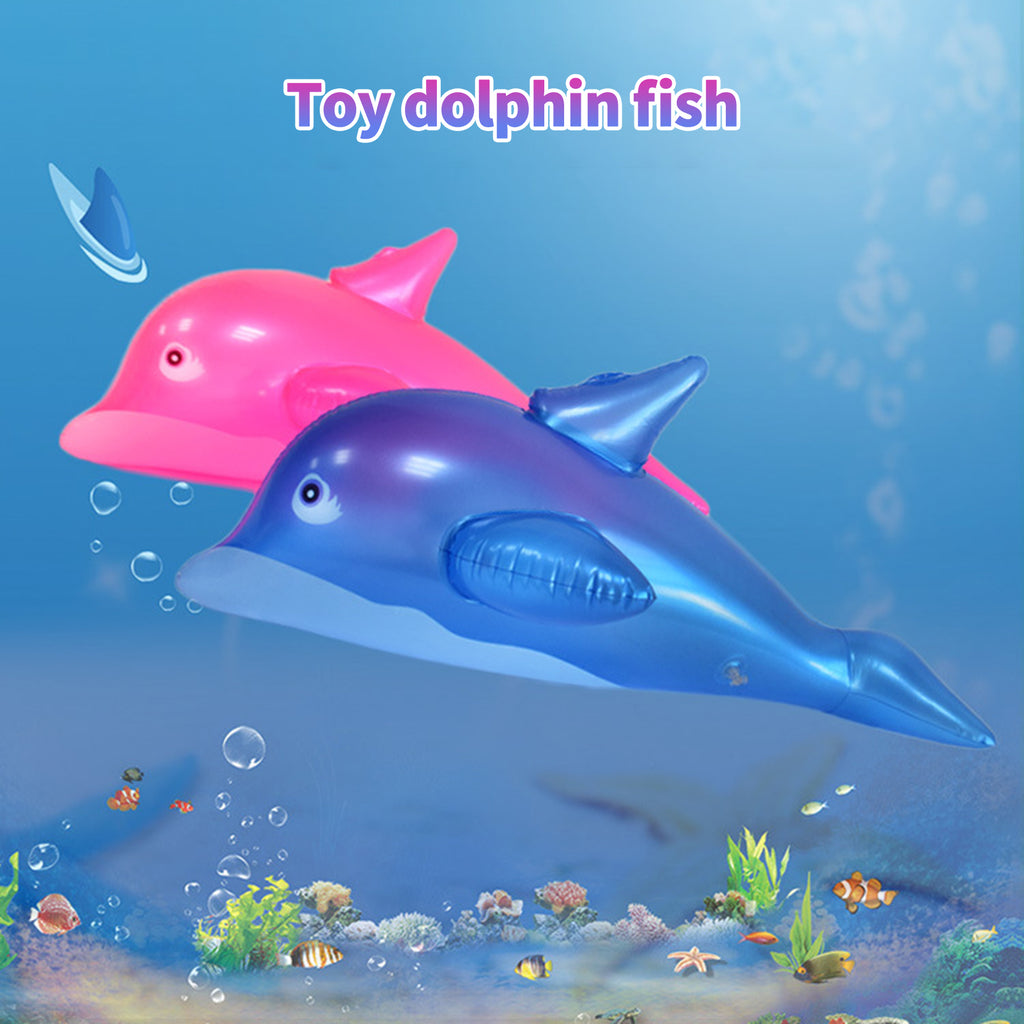 Inflatable Dolphin Fish PVC Toy for Swimming Pool H19202