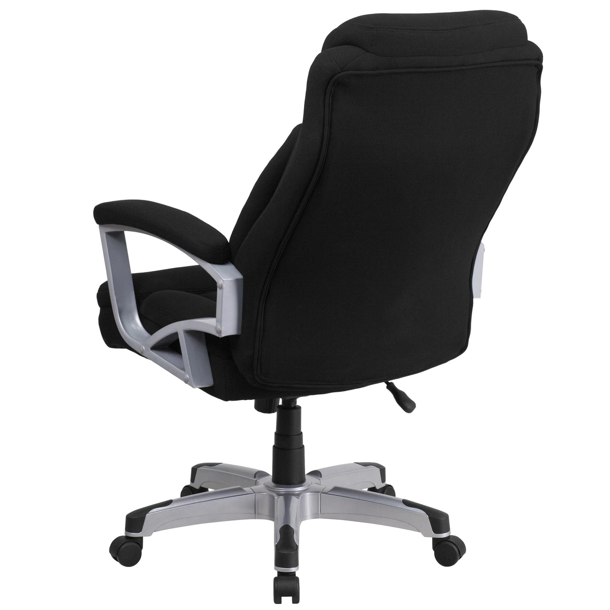 Black Fabric Executive Swivel Office Chair with Arms I839930