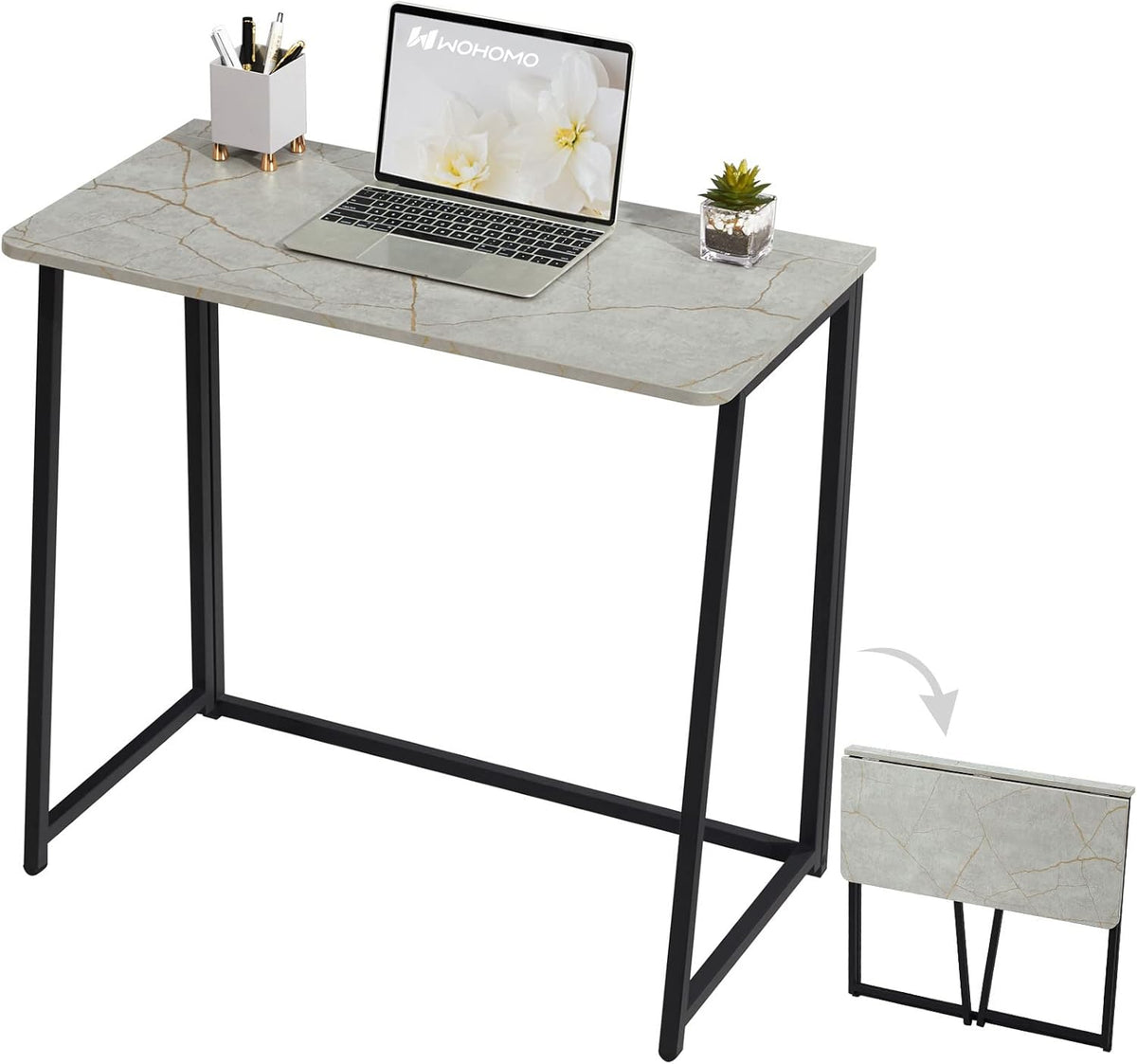 Oak Pack of 2 Folding Desk D30135