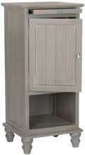 Gray Wooden Storage Cabinet with Pull Out Tray O2018