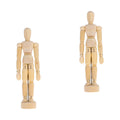 Wooden 3D Movable Joint Puppet Doll (5.5 Inches) U904422