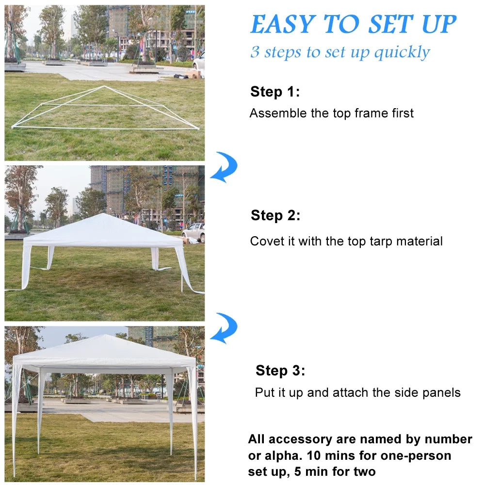 10' x 10' Waterproof Folding Canopy Tent K602